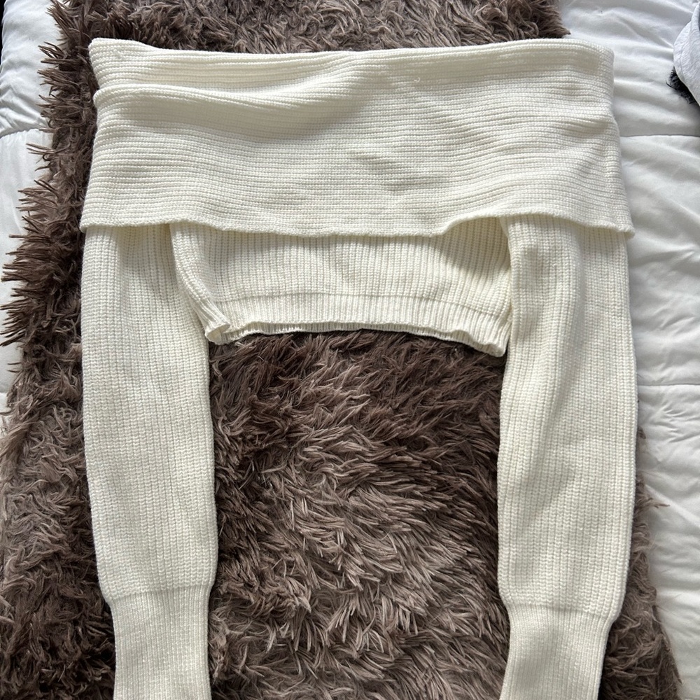 Sky to Moon Cream Knit Sweater
